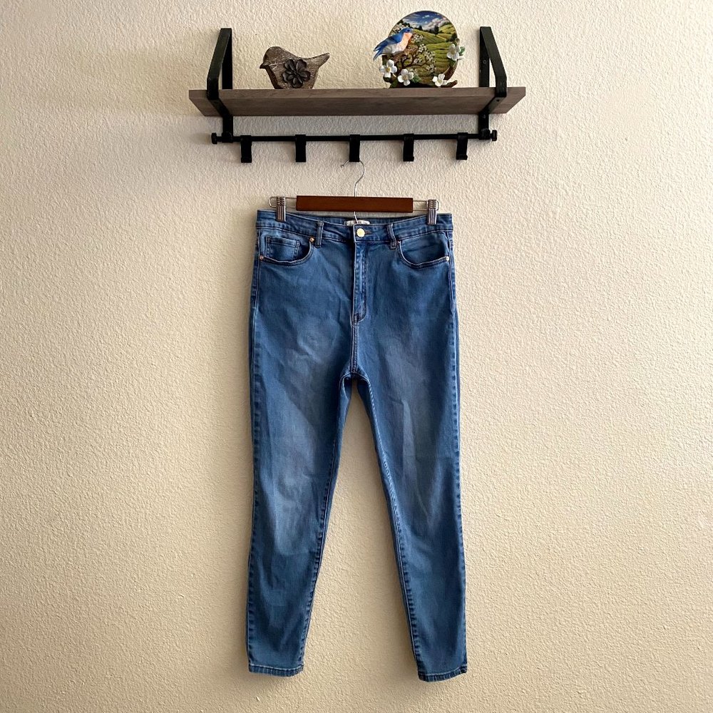 Forever 21 Denim sz:30 Blue Skinny Jean Pockets